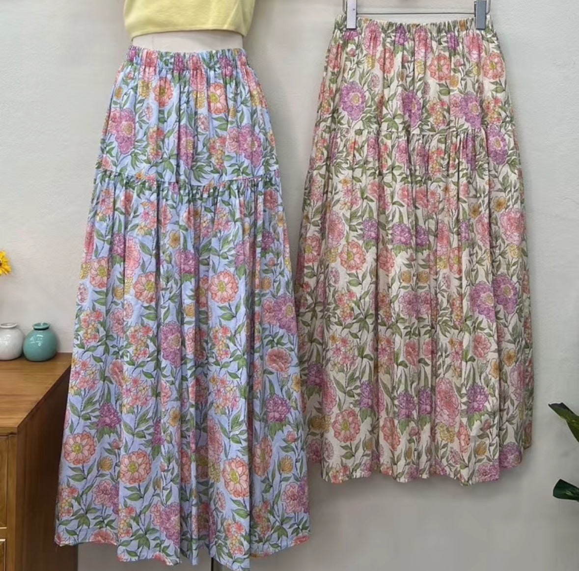 [PO] Floral Skirt