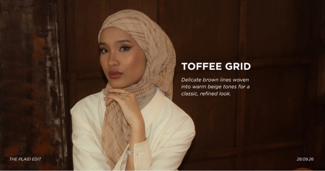 [PO] Leia Printed Hijab w/ Attached Inner