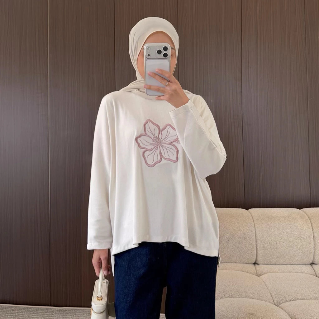 [PO] Rose Batwing Top