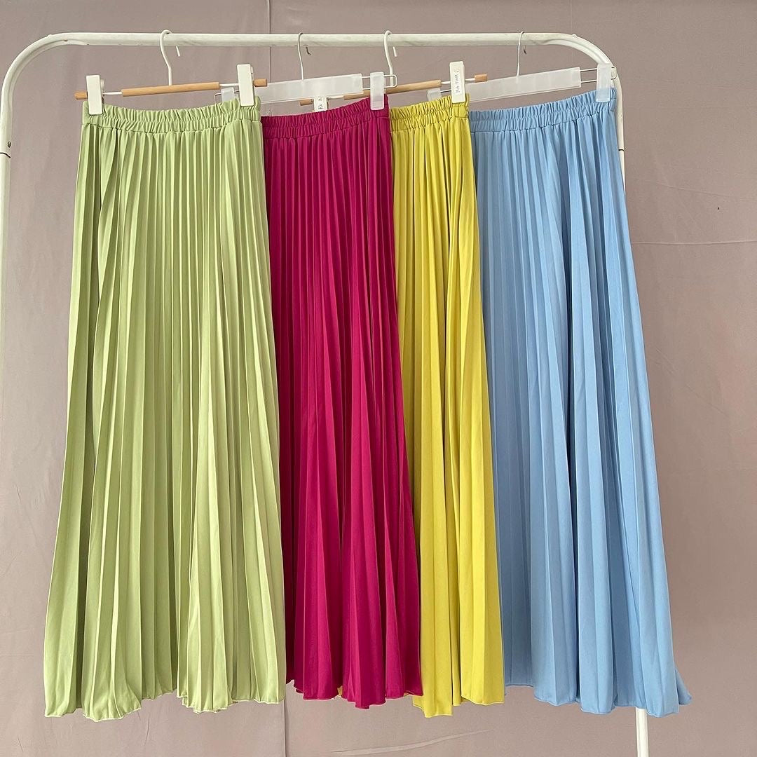 [PO] Lunar Pleats Skirt - 14 Colours