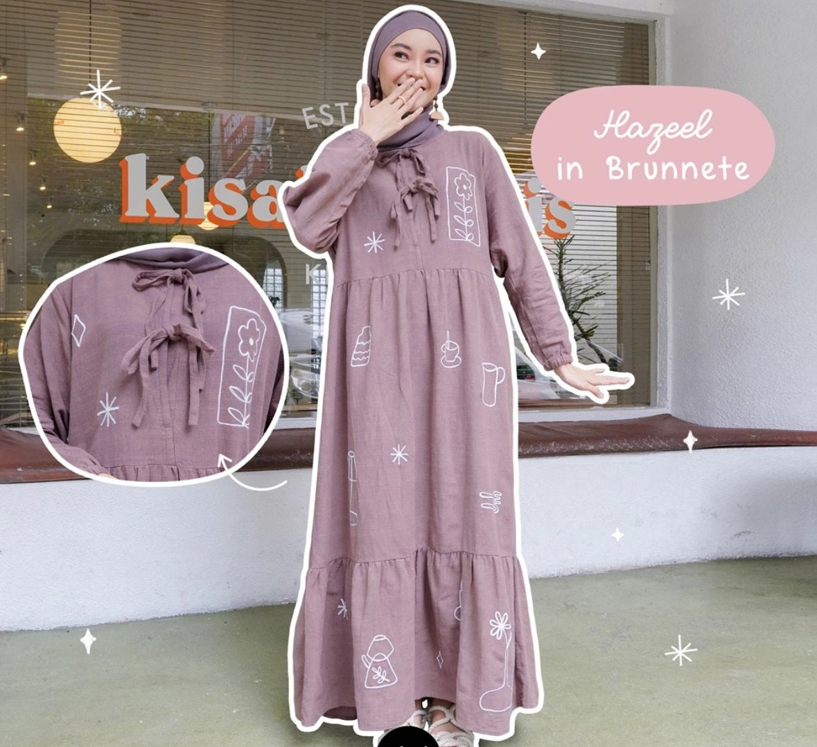 [PO] Korean Embroidered Dress