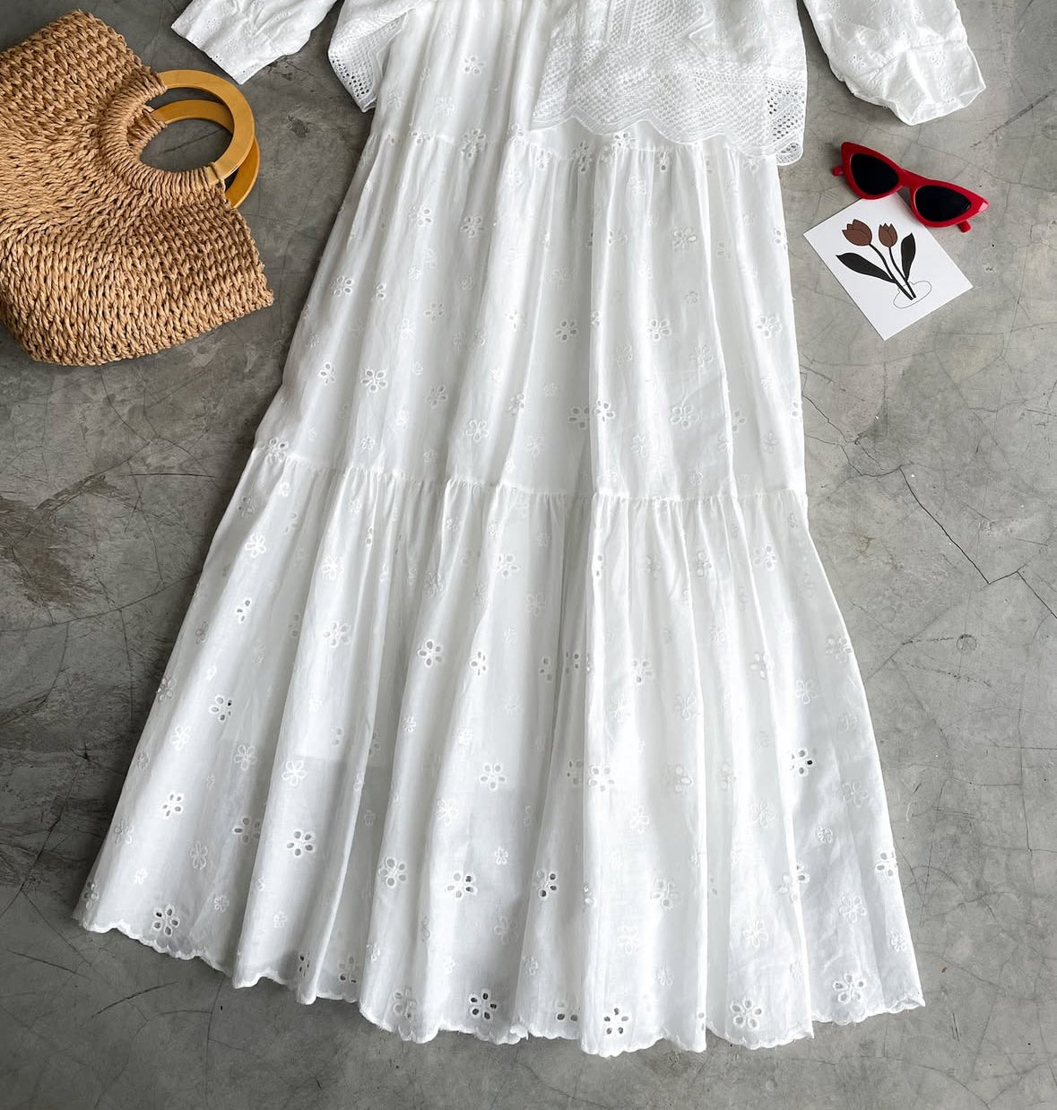 [PO] Namira Eyelet Skirt