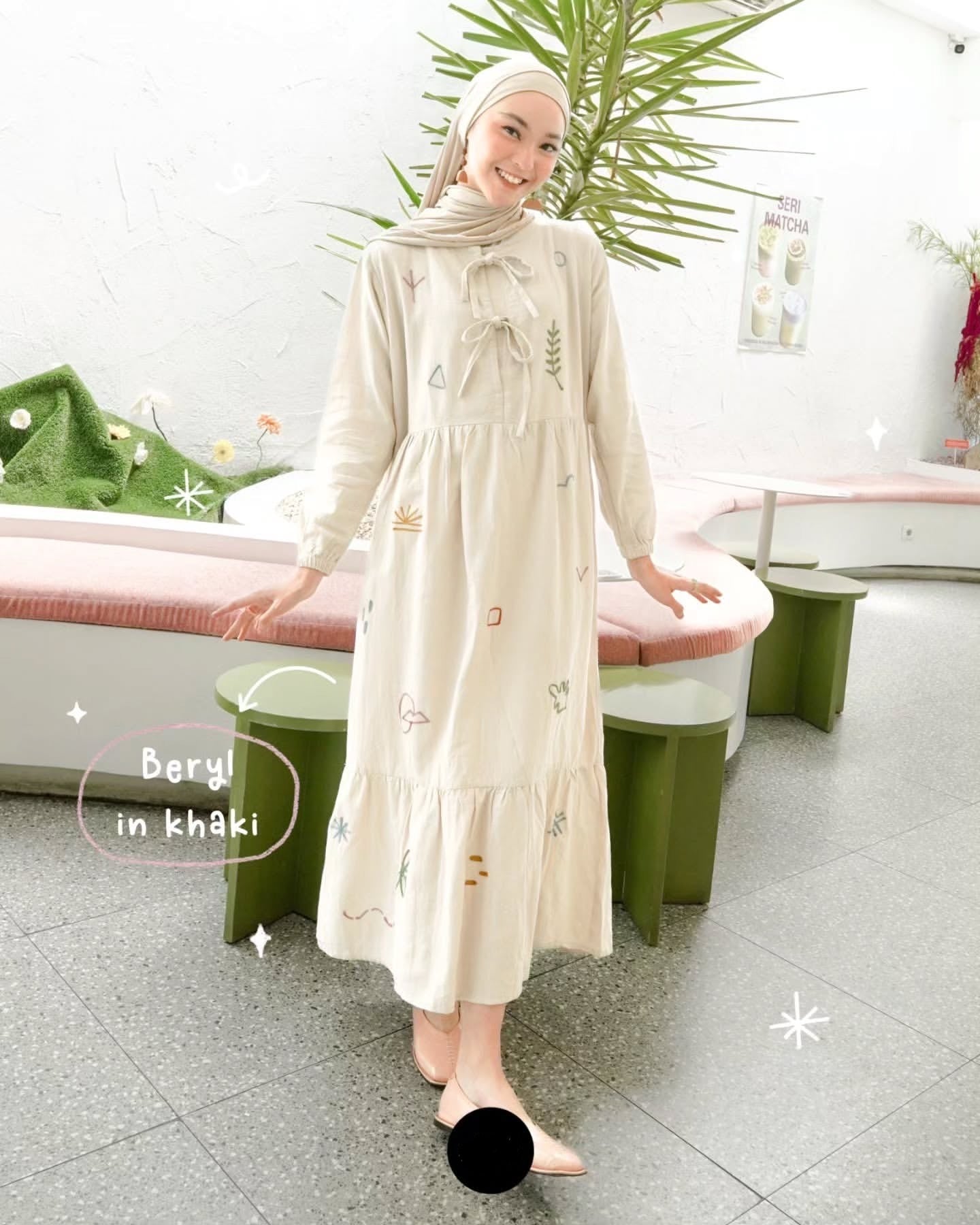 [PO] Korean Embroidered Dress