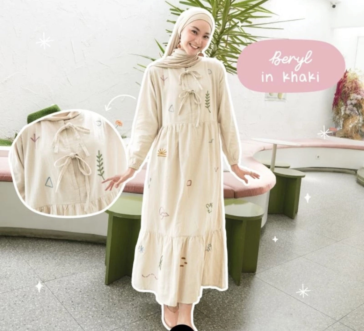 [PO] Korean Embroidered Dress