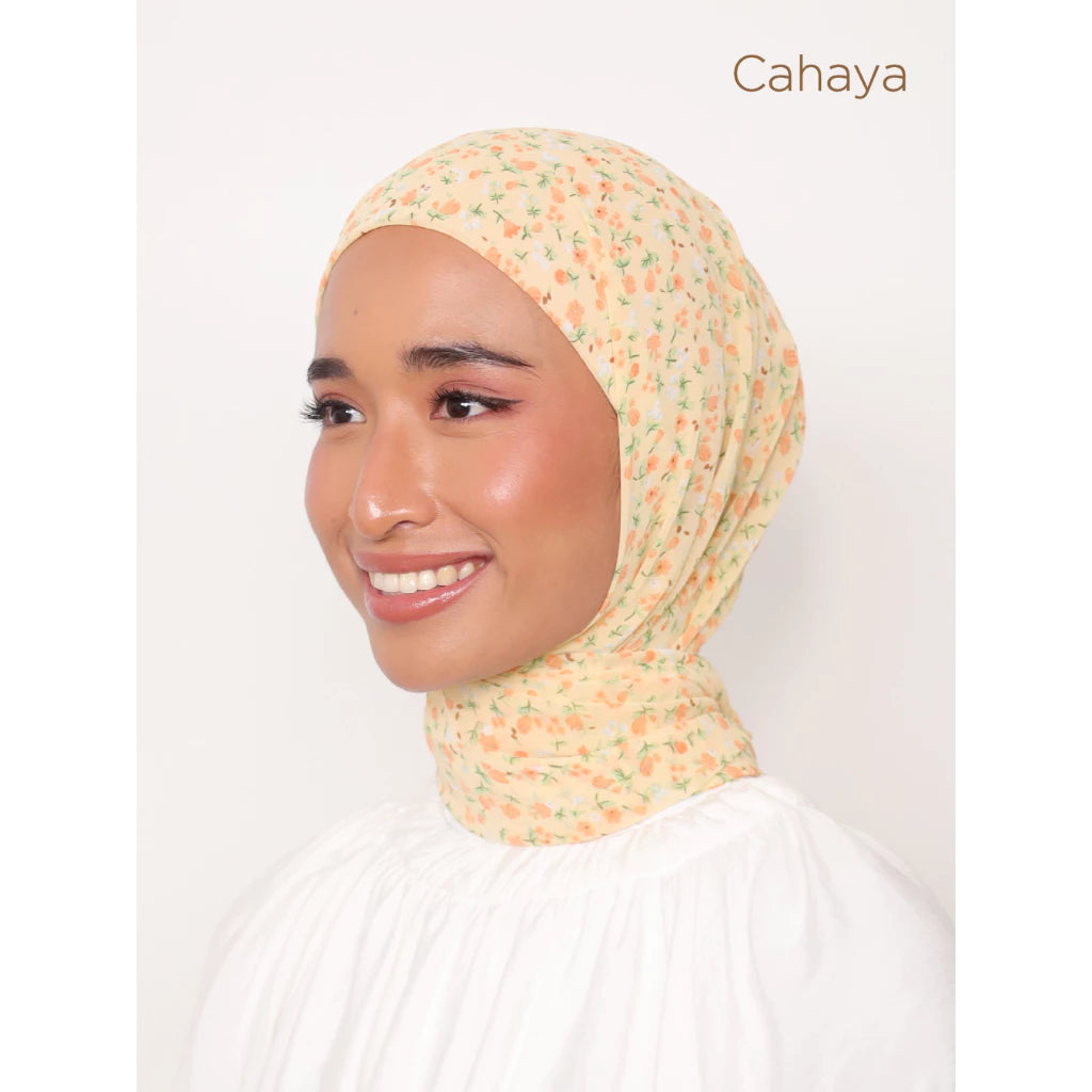 [PO] Leia Printed Hijab w/ Attached Inner