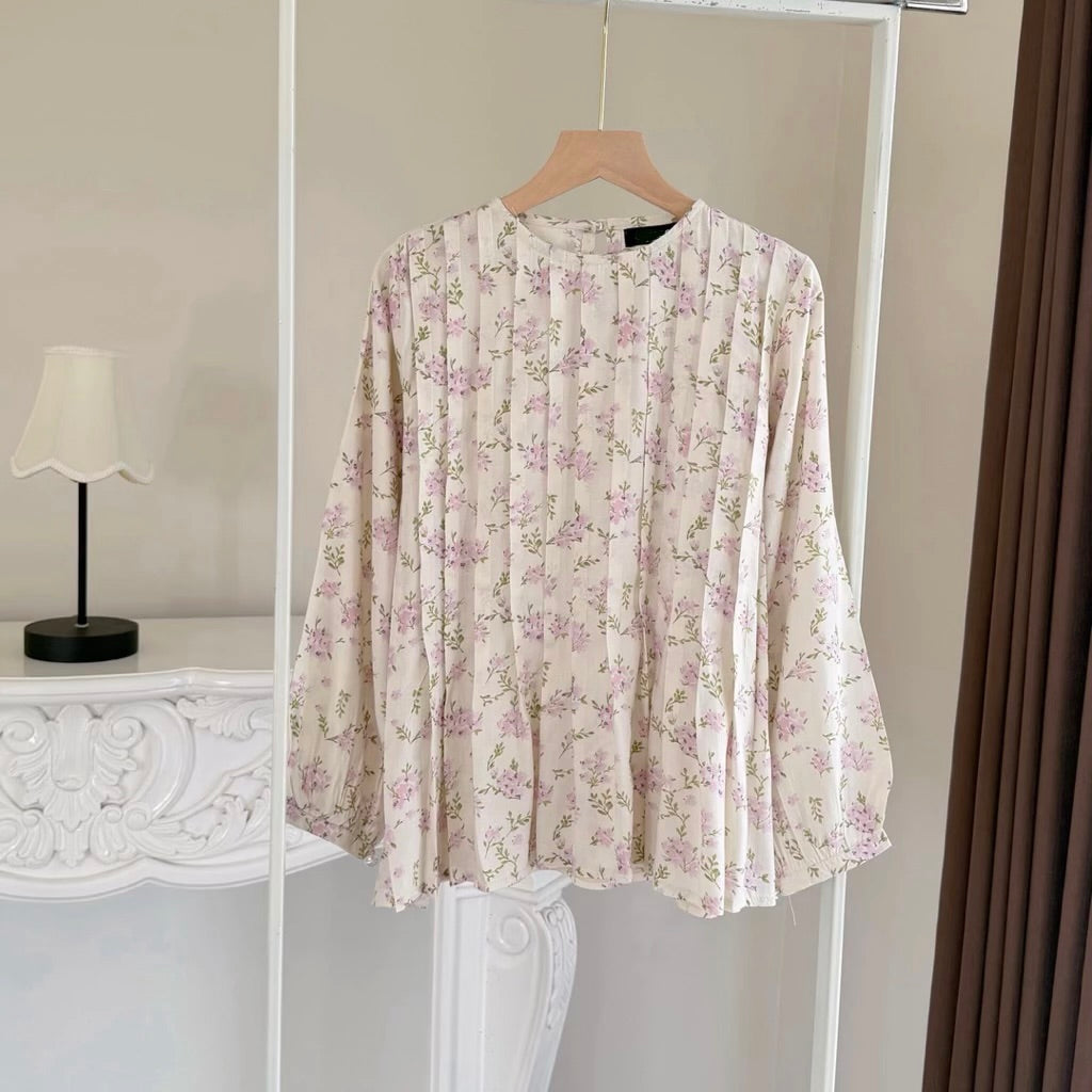 [PO] Runa Pleated Blouse
