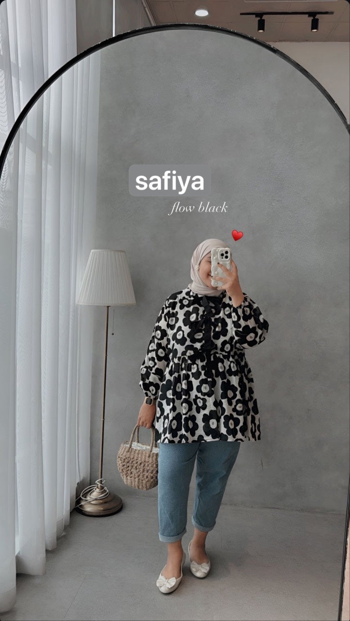 [INSTOCK] Safiya Ribbon Blouse - LAST PIECE