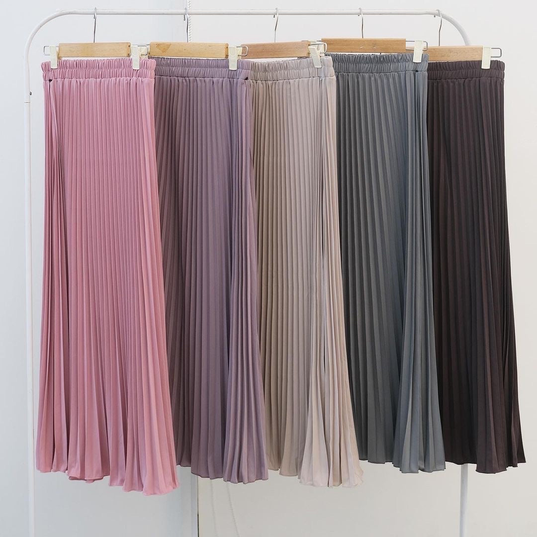 [PO] Lunar Pleats Skirt - 14 Colours