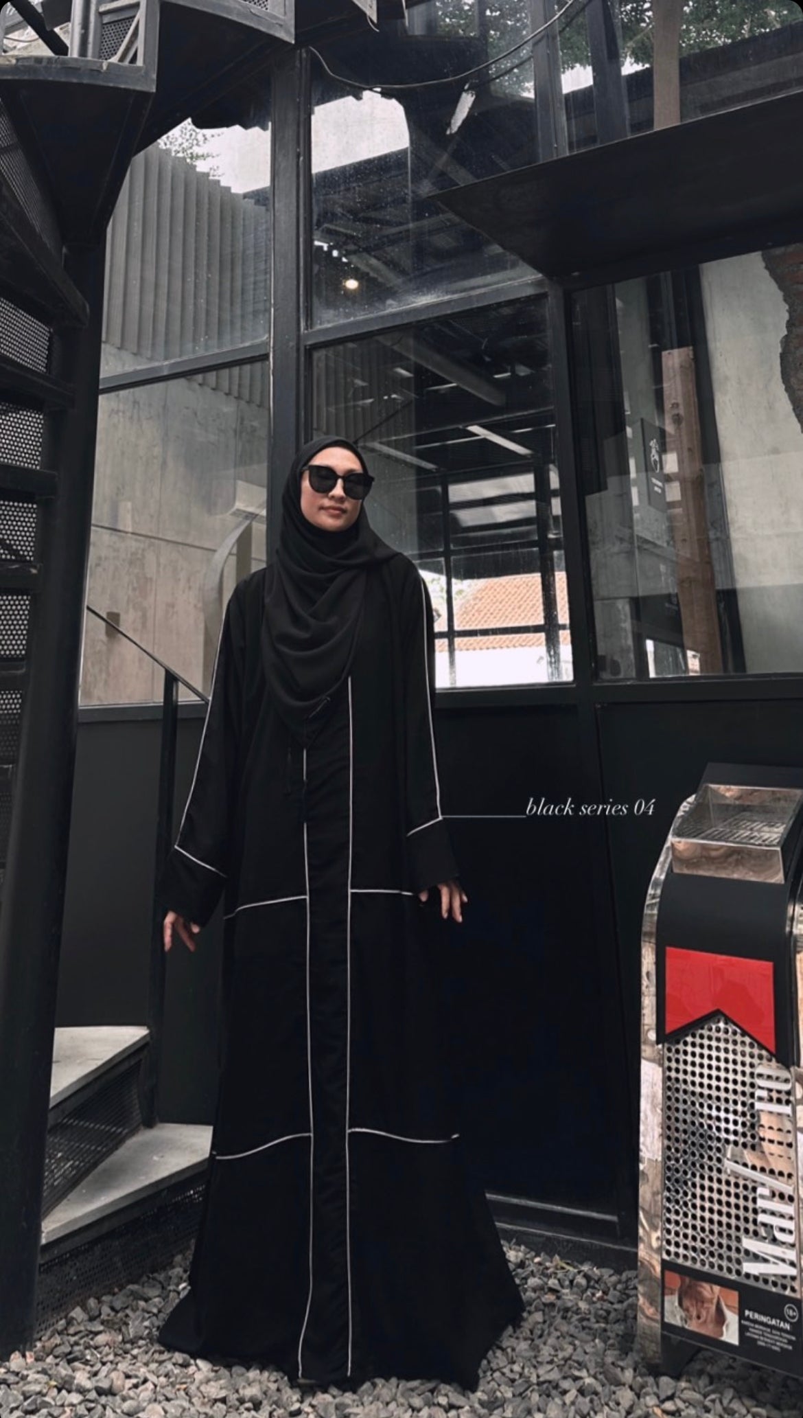 [PO] Zahra Abaya Black Series - 5 Designs