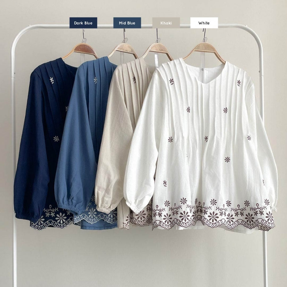 [PO] Rina Embroidery Top