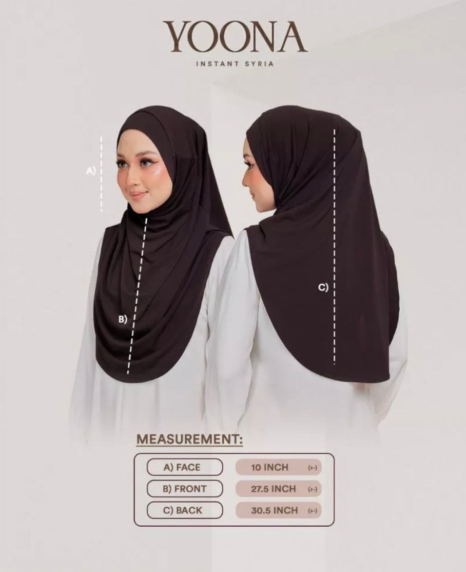 [PO] Yoona Instant Syria Sarung Hijab