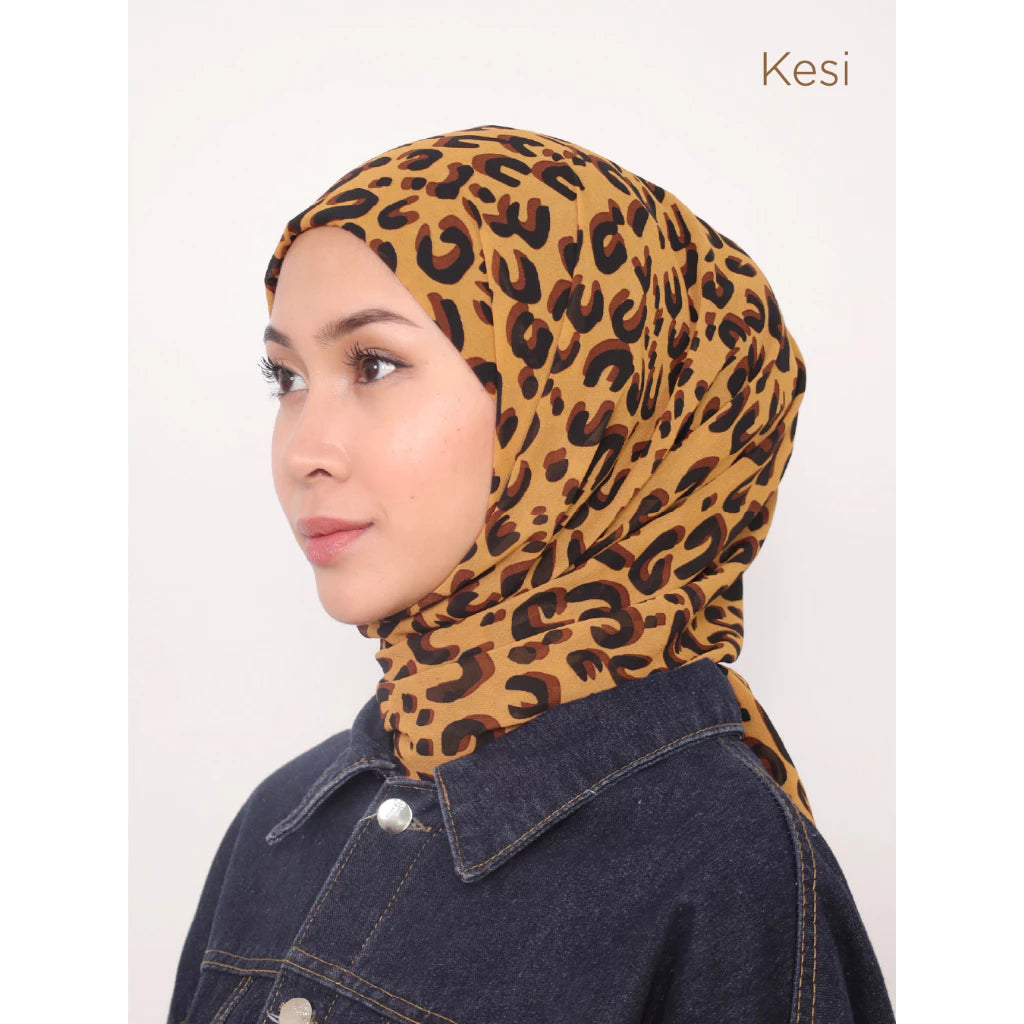 [PO] Leia Printed Hijab w/ Attached Inner