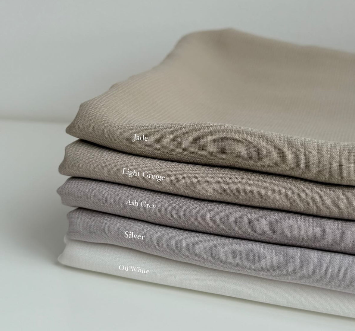 [INSTOCK] Arabic Chiffon Shawl - 17 Colours