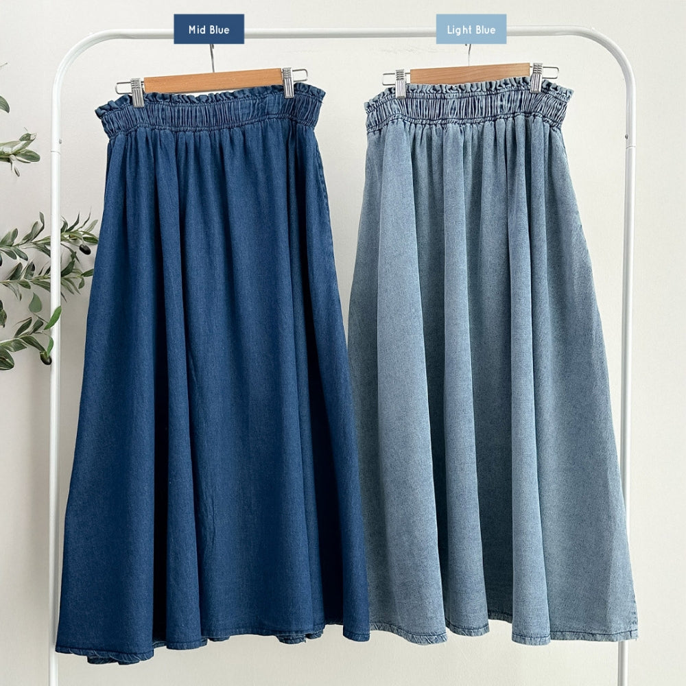 [PO] Hattie Denim Skirt