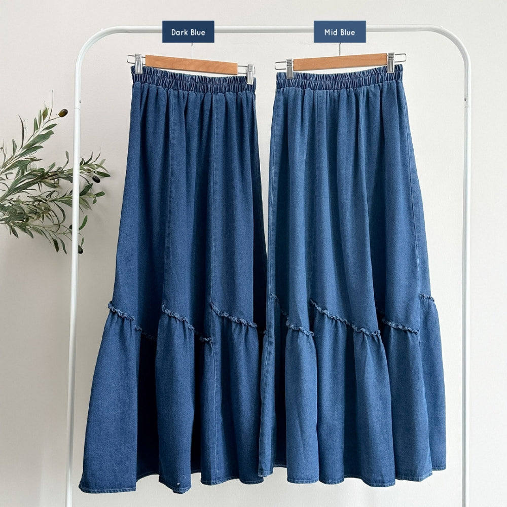 [PO] Kinsley Denim Skirt