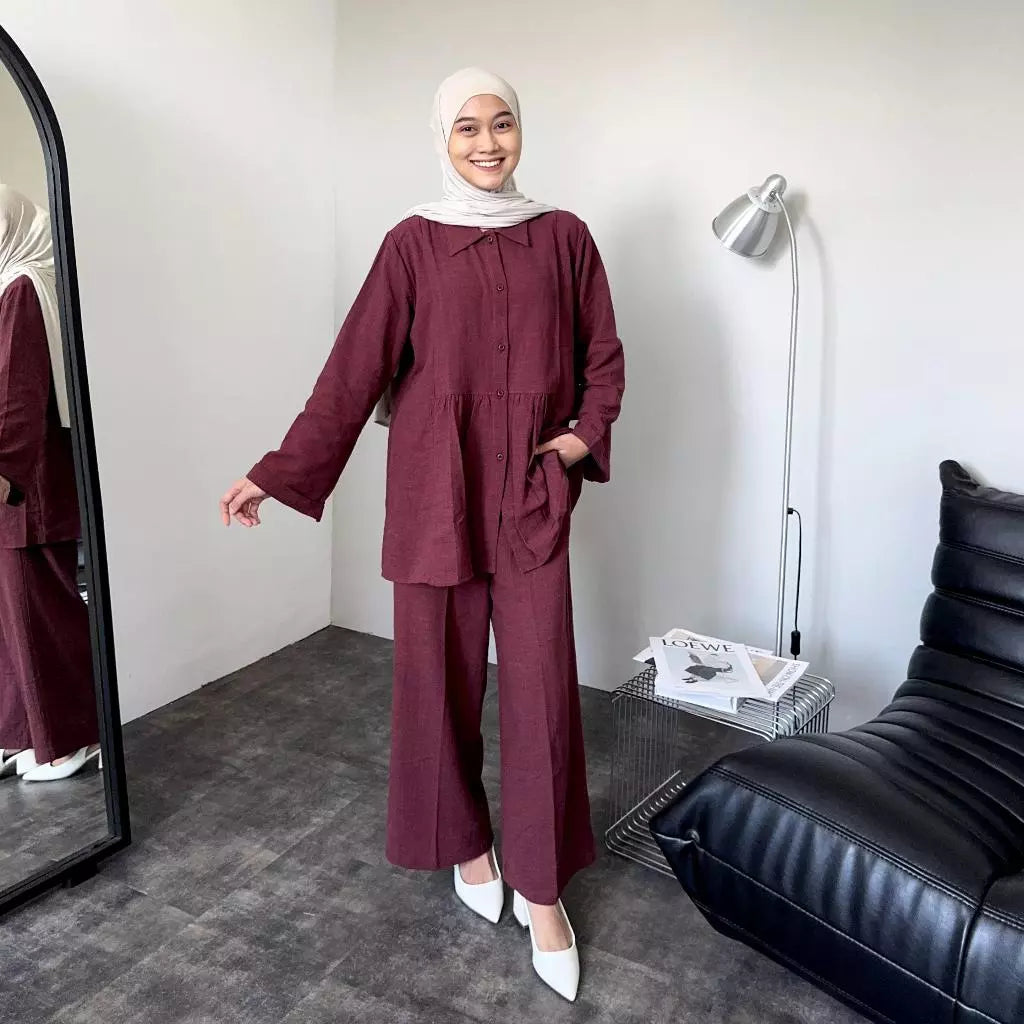 [PO] Zayna Linen Set
