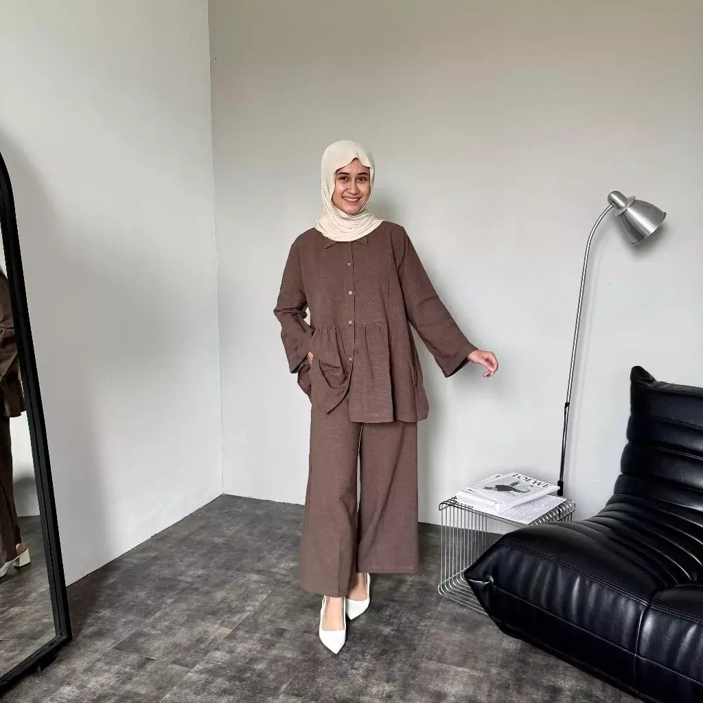 [PO] Zayna Linen Set