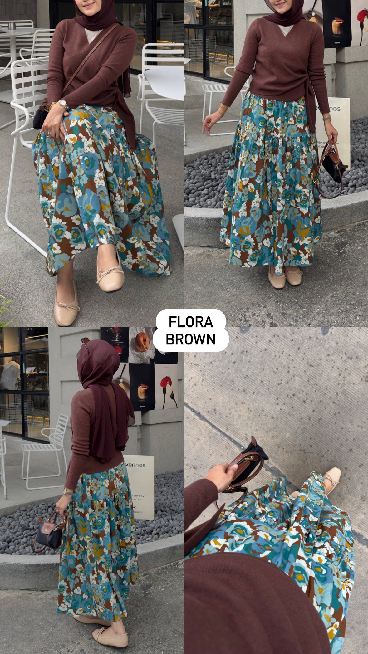 [PO] Floral Skirt