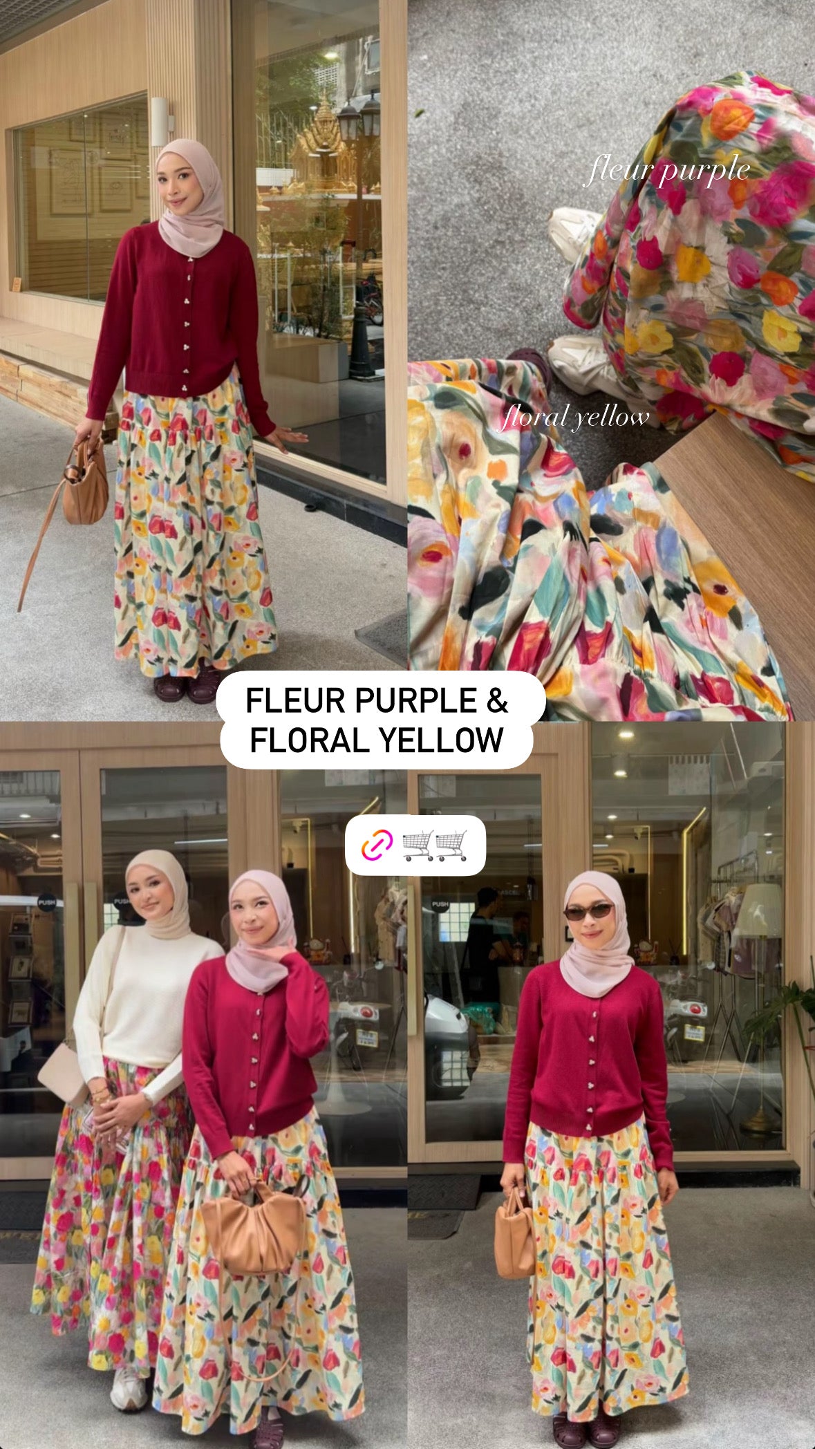 [PO] Floral Skirt
