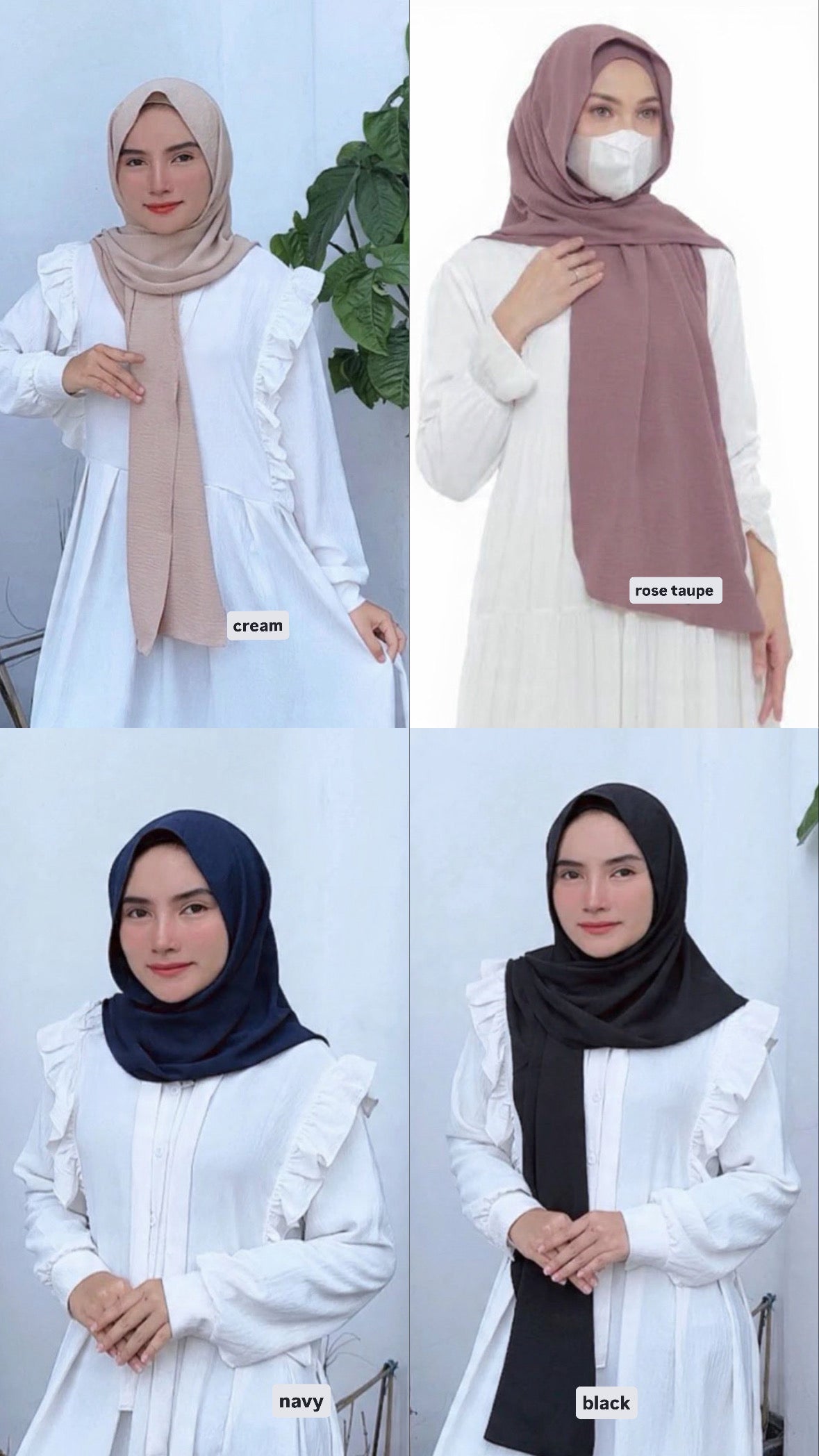 [PO] Safa Instant Shawl Inner Neck