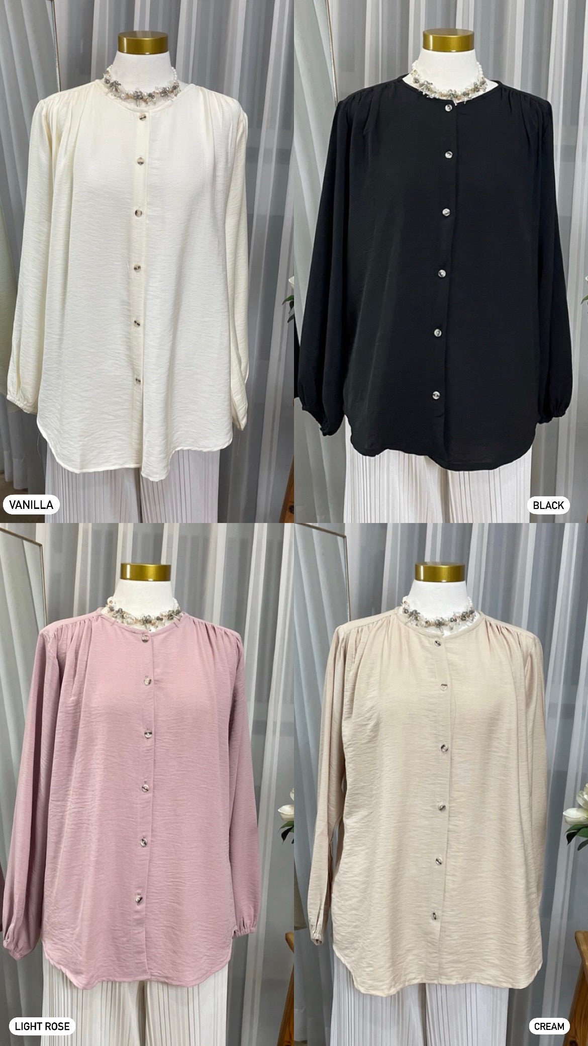 [PO] Kami Blouse - 3 Colours