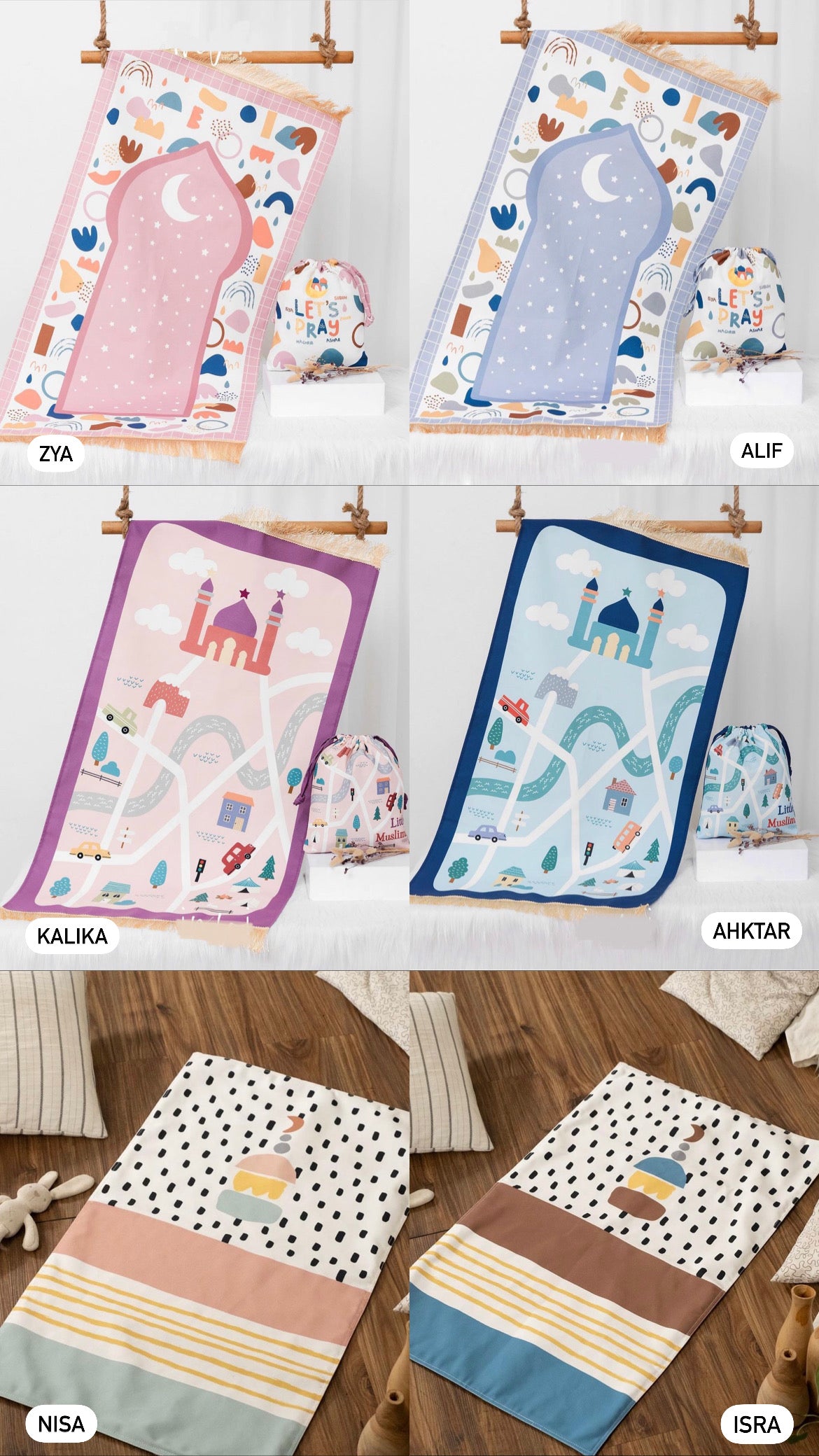 [PO] Kids Sejadah - 8 Designs