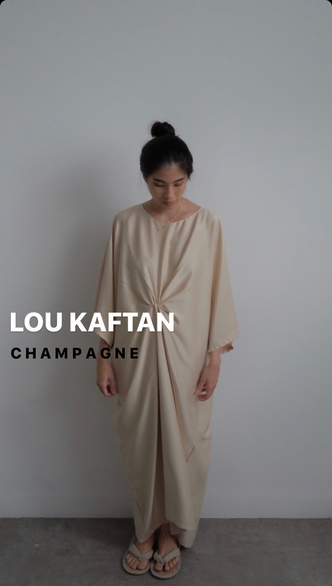 [PO] Lou Kaftan Satin - 4 Colours