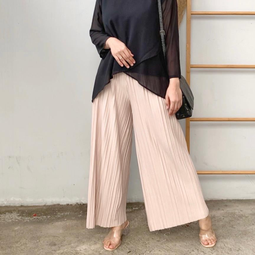 [PO] Aluna Pleated Pants - 9 Colours