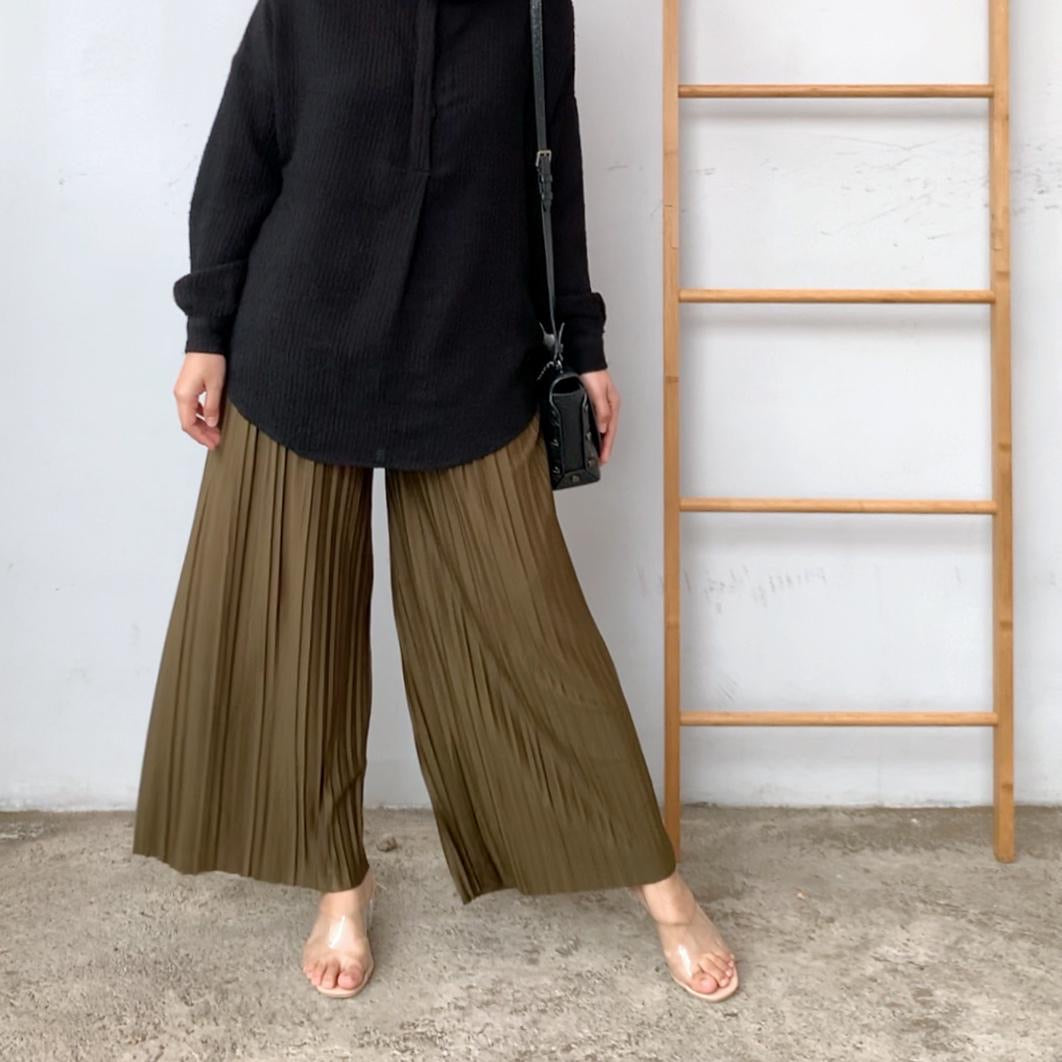 [PO] Aluna Pleated Pants - 9 Colours