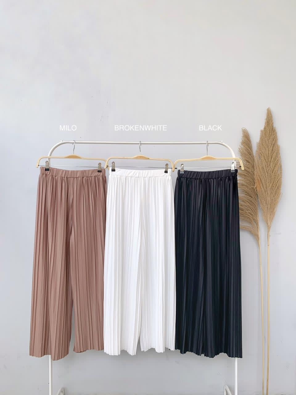 [PO] Aluna Pleated Pants - 9 Colours