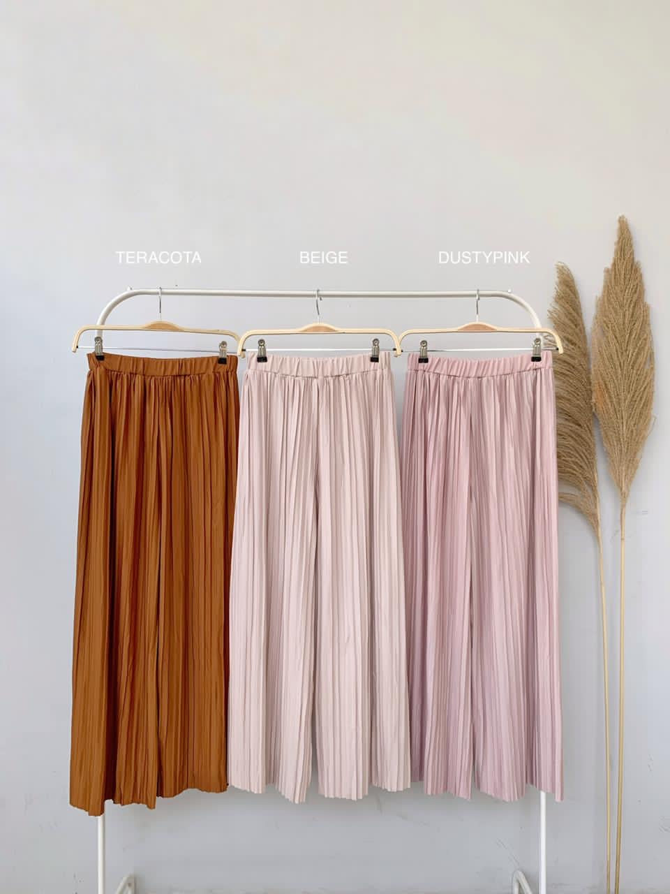 [PO] Aluna Pleated Pants - 9 Colours