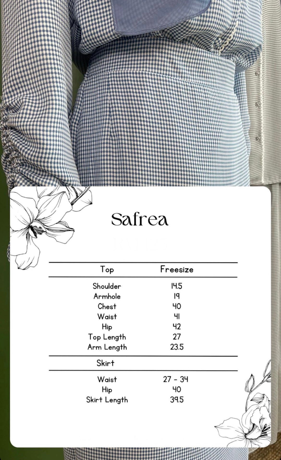 [PRELOVED] Safrea Kurung Set