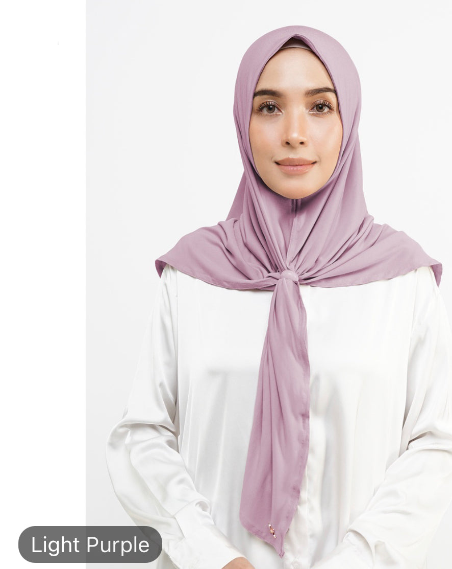 [PO] Hawa Instant Bawal Hijab - 5 Colours